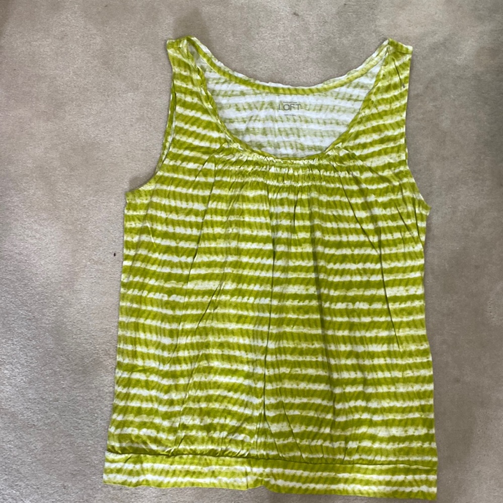 Ann Taylor Loft striped tank